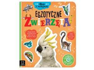 ALBUM Z NAKLEJKAMI. EGZOTYCZNE ZWIERZĘTA.