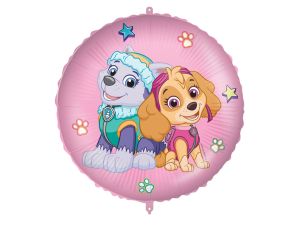 BALON FOLIOWY 18" PAW PATROL SKYE AND EVEREST