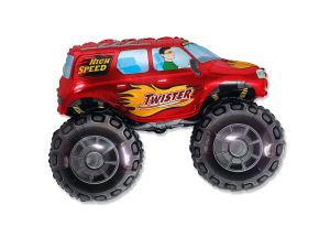 BALON FOLIOWY 24" FX SAMOCHÓD TWISTER CZERW. GODAN