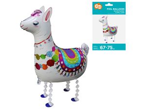BALON FOLIOWY LAMA 67X75CM GODAN