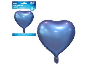 BALON FOLIOWY SERCE MATOWE 18"
