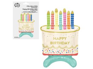 BALON FOLIOWY TORT HAPPY BIRTHDAY GODAN