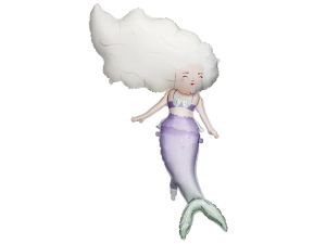 BALON FOLOWY SYRENA 72X52CM MIX PARTYDECO
