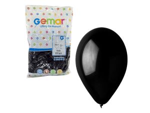 BALON G110 PASTEL 12" CZARNY 100SZT GODAN