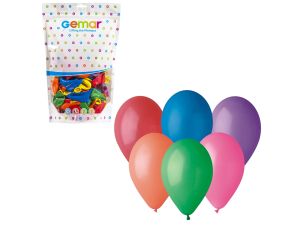 BALON G110 PASTEL 12''  MIX  50 SZT GODAN 