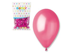 BALON GM110 METAL 12" CIEMNORÓŻOWE 100SZT GODAN
