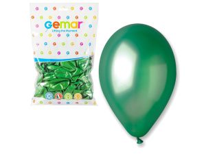 BALON GM110 METAL 12" ZIELONY 100SZT GODAN