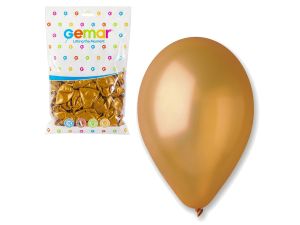 BALON GM110 METAL 12" ZŁOTY 100SZT GODAN
