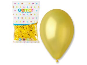 BALON GM110 METAL 12" ŻÓŁTY 100SZT GODAN