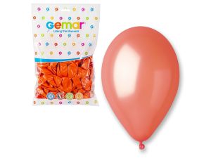 BALON GM90 METAL 10" POMARAŃCZOWY 100SZT GODAN