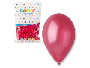 BALON GM90 METAL 10" WIŚNIOWY 100SZT GODAN