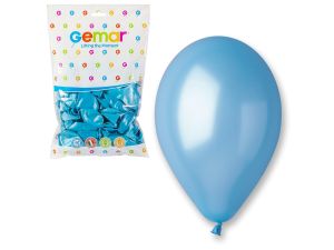 BALON GM90 METAL10" BŁĘKITNE 100SZT GODAN