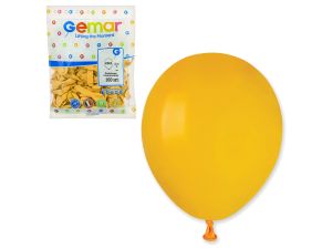 BALONY A50 PASTEL 5" CIEMNOŻÓŁTE 03/100SZT GODAN