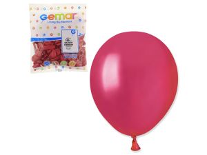 BALONY AM50 METAL 5" CZERWONE 32/100SZT GODAN