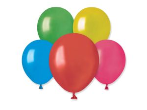 BALONY AM50 METAL 5 RÓŻNOKOLOROWY 100SZT GODAN