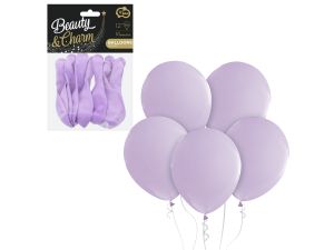 BALONY BEAUTY&CHARM MAKARONOWE 12" A'10 LAWENDOWE