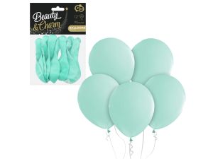 BALONY BEAUTY&CHARM MAKARONOWE 12" A'10 ZIELONE