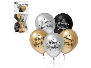 BALONY BEAUTY&CHARM WITAMY NOWY ROK 12" A'5 GODAN