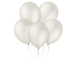 BALONY DECOMEX 11" METALLIC PEARL WHITE 100SZT GOD