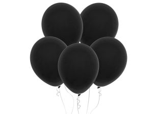 BALONY DECOMEX 11" PASTEL BLACK 100SZT GODAN