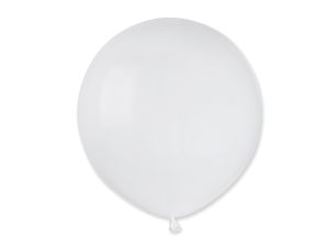 BALONY G19 PASTEL 19" BIAŁE 001/25SZT GODAN