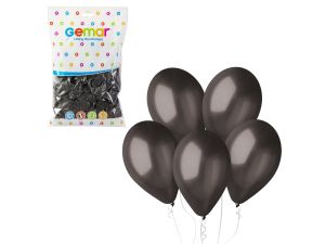 BALONY GM110 METAL 12" CZARNE 65/100SZT GODAN