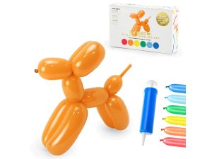 BALONY MODELINY PASTEL 130CM Z POMP A'30 MBP2P-000