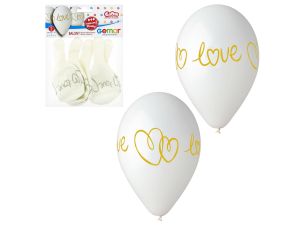 BALONY PREMIUM HEL LOVE BIAŁE