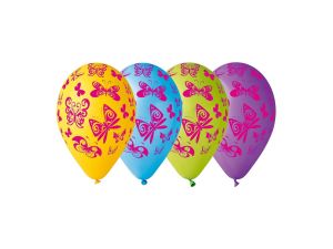 BALONY  PREMIUM  MOTYLE  12' /5 SZT 