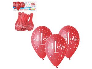 BALONY PREMIUM WITH LOVE 12" 5 SZT GODAN
