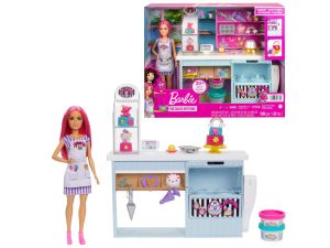 BARBIE CUKIERNIA ZESTAW Z LALKĄ HGB73