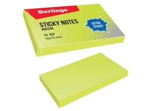 BLOCZEK SAMOPRZ ULTRA LEPKI 50X75MM NEON ZIELONY B
