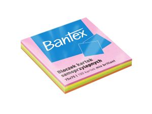 BLOCZKI SAMOPRZYLEPNE 75X75 100K MIX BANTEX