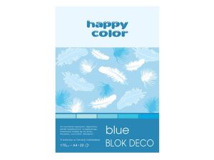 BLOK DECO BLUE HAPPY COLOR A4 20ARK 170G 5 KOL
