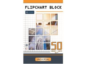 BLOK DO FLIPCHARTA A'50 KRATKA INTERDRUK 640X1000