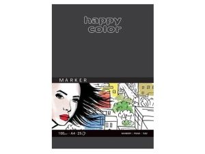 BLOK DO PRO MARKERÓW A4 100G 25 SZT HAPPY COLOR