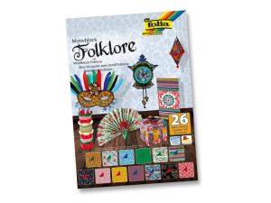 BLOK Z MOTYWAMI FOLKLOR 24X34CM 26 ARKUSZY