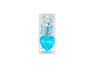 BRELOK SERCE DIAMENT  BE HAPPY