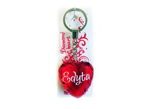 BRELOK SERCE DIAMENT EDYTA BE HAPPY
