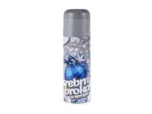 BROKAT W SPRAYU BX200 SREBRNY DEKORACYJNY
