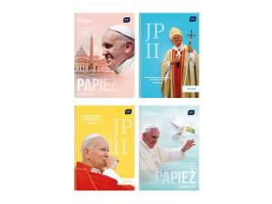 BRULION A5 64 KRATKA RELIGIA JPII/FRANCISZEK INTER