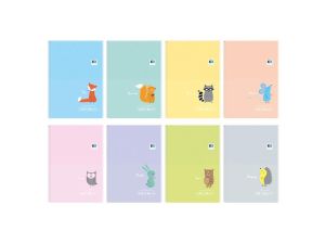 BRULION A6 96 KRATKA Z PODR. B&B KIDS PASTEL