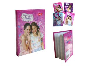 BRULION A7 96 KARTEK KRATEK TWARDA OPRAWA VIOLETTA