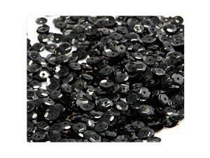 CEKINY 6MM/15G CZARNY CEK6-NR60