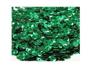 CEKINY 6MM/15G ZIELONY BŁYSZCZĄCY   CEK6-NR33