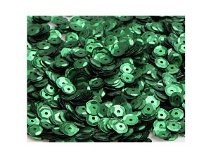 CEKINY 8MM/15G ZIELONY MATOWY  CEK8-NR32