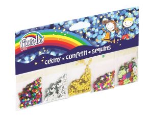 CEKINY RÓŻNE WZORY MIX KONFETTI FIORELLO GR-K252