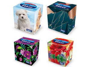CHUSTECZKI HIGIENICZNE CUBE STYLE 3 WARSTWY 56 LISTKÓW VELVET