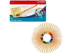 CIENKOPIS STABILO POINT 88 KOMPLET 50SZT W PUDEŁKU