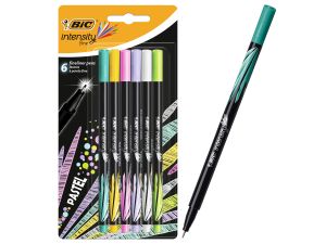 CIENKOPISY INTENSITY FINE PASTEL 6 KOL BIC